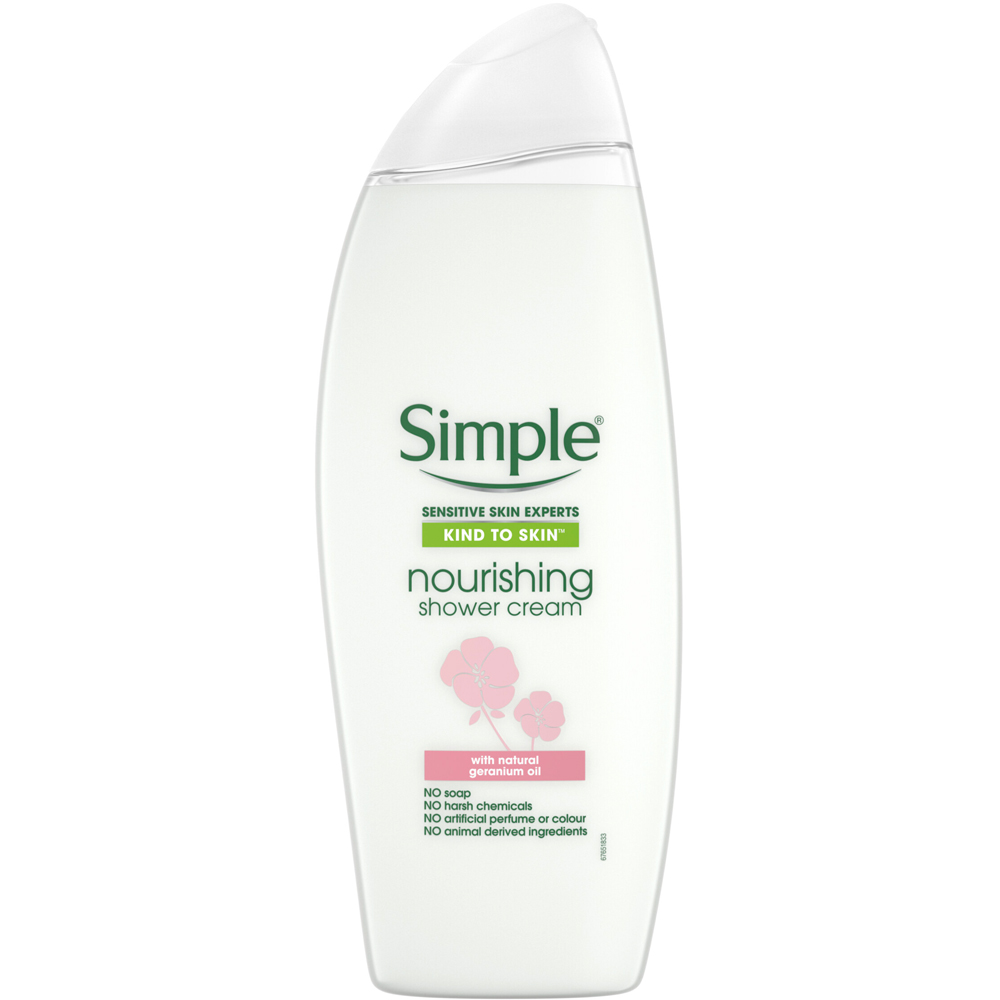 Simple Nourishing Shower Cream 500ml Image 1