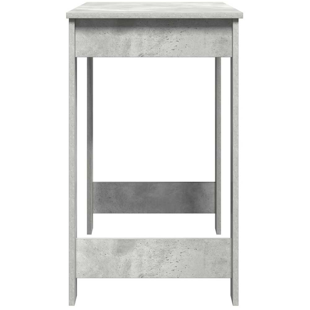 vidaXL Single Drawer Computer Desk Concrete Grey Image 5