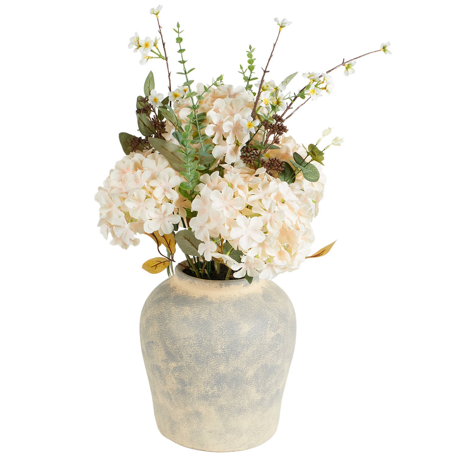 Hydrangea Large Vase Arrangement - Multicolour Image 3