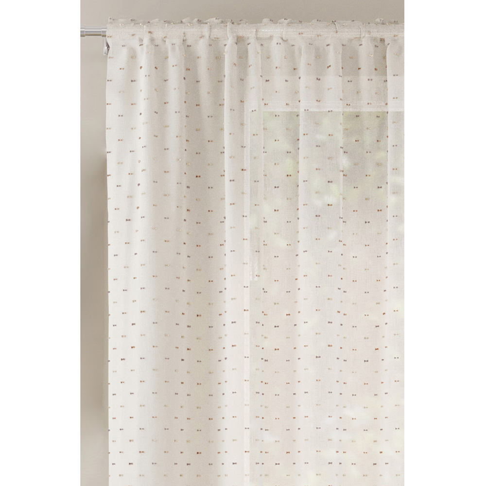 Hanoi Panel Curtain Natural 137cm Image 2