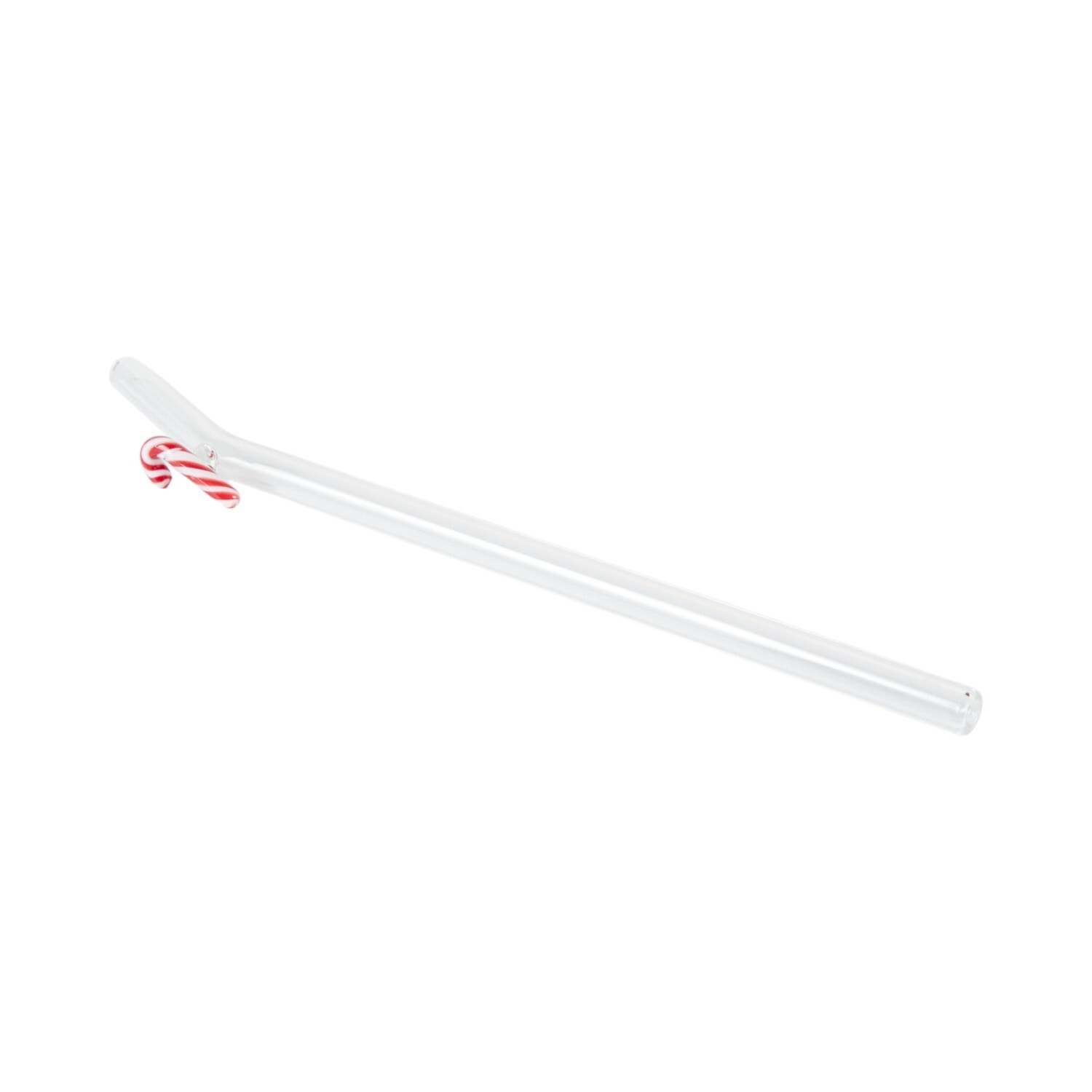 4 Piece Christmas Glass Straw Set Clear Image 6