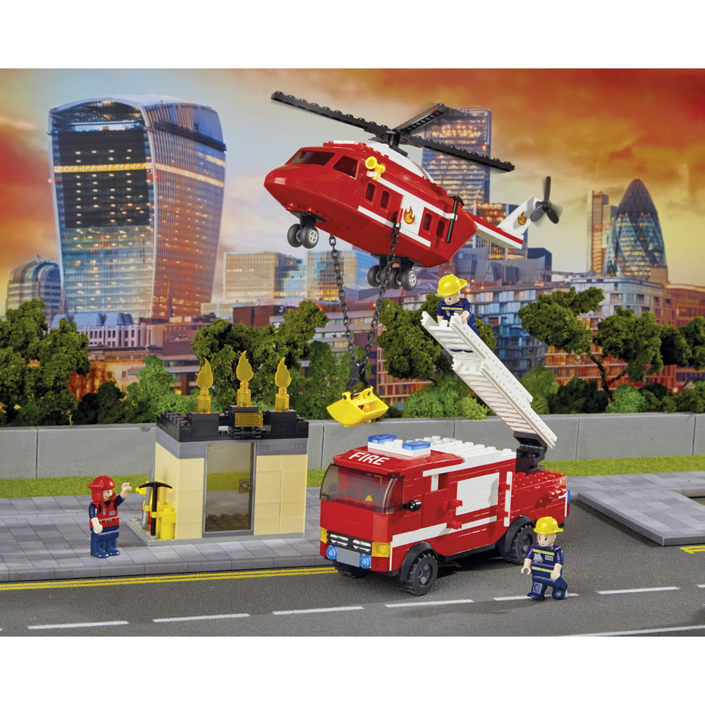 Wilko Blox Fire Rescue Large Set Image 5