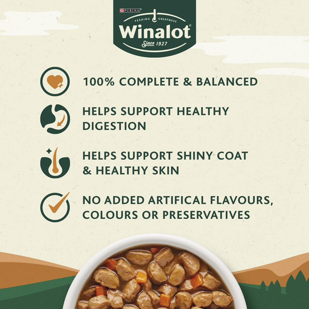 Winalot Pouches Mixed in Gravy Wet Dog Food 24 x 100g Image 9
