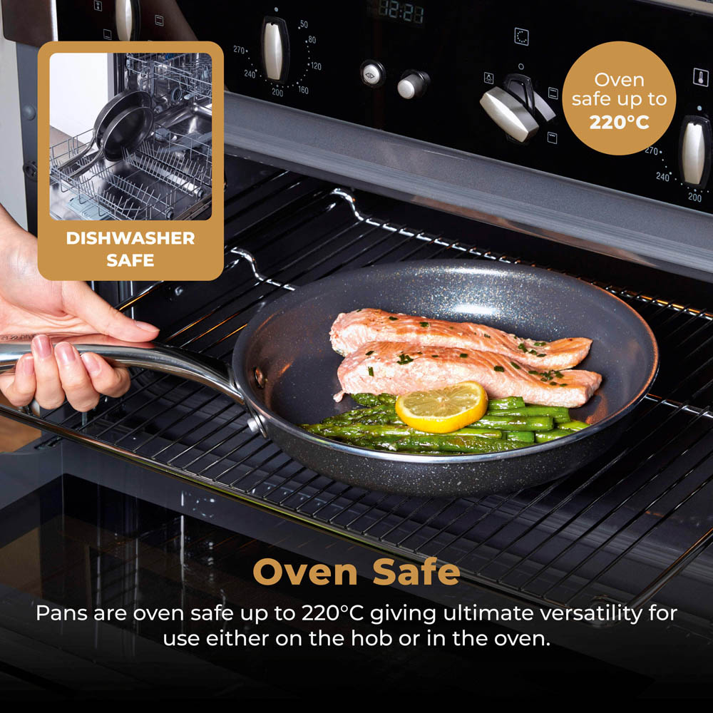 Tower 2 Piece Forged Aluminium Non-Stick Frying Pan Set Image 7