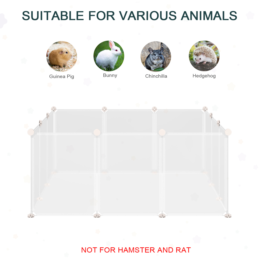 PawHut 36 Piece C and C Small Animal Cage Image 3