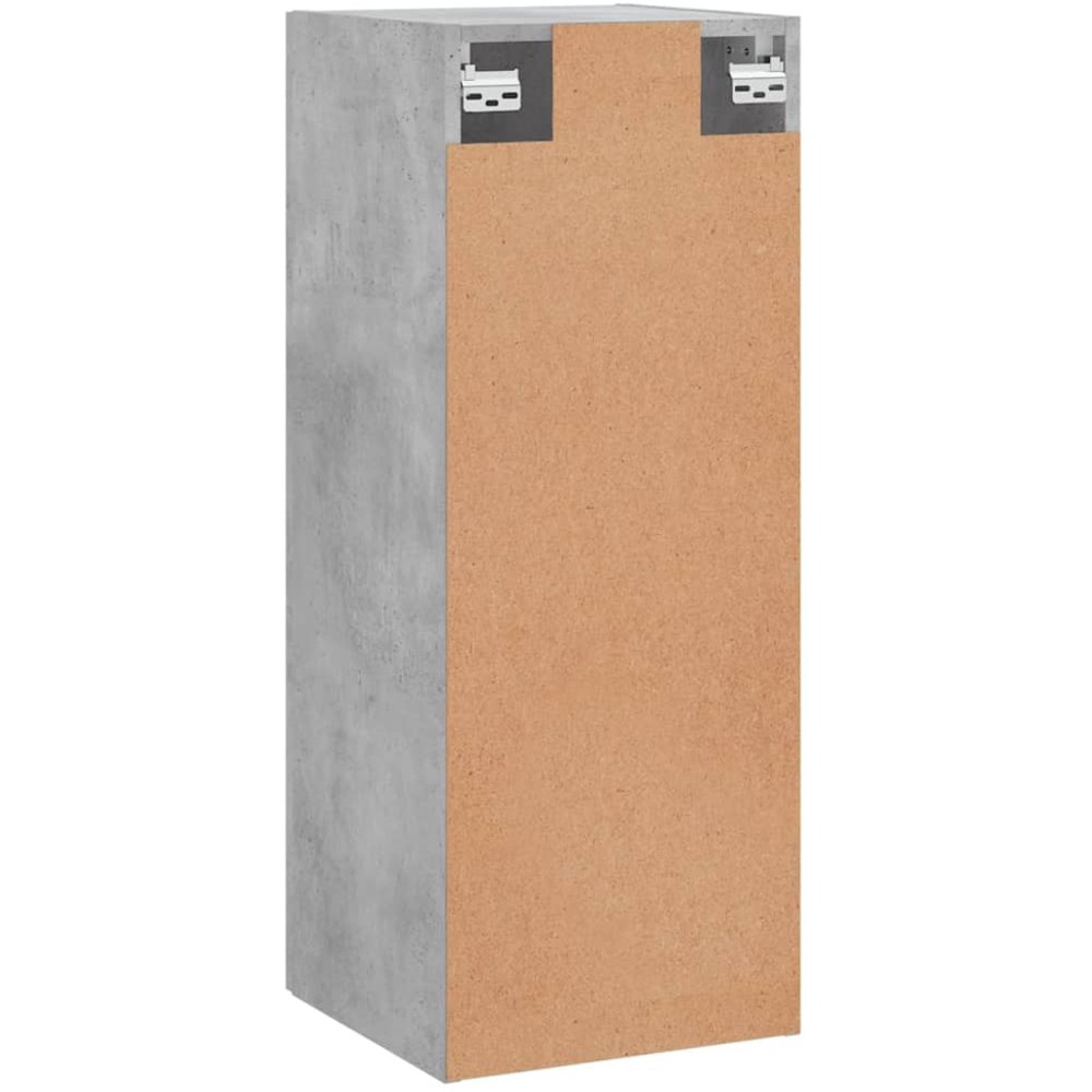 vidaXL Single Door Concrete Grey Wall Mounted Slim Cabinet Image 9
