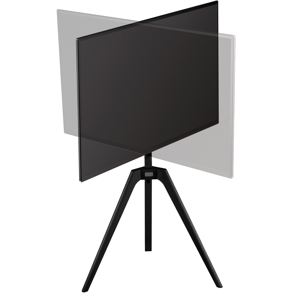 TTAP Tripod Black Wood Floor TV Stand Image 4