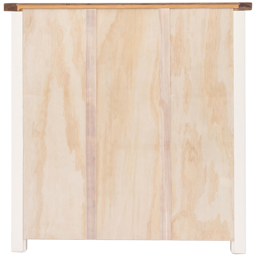 Tropea 3 Shelf Off White Bookcase Image 5