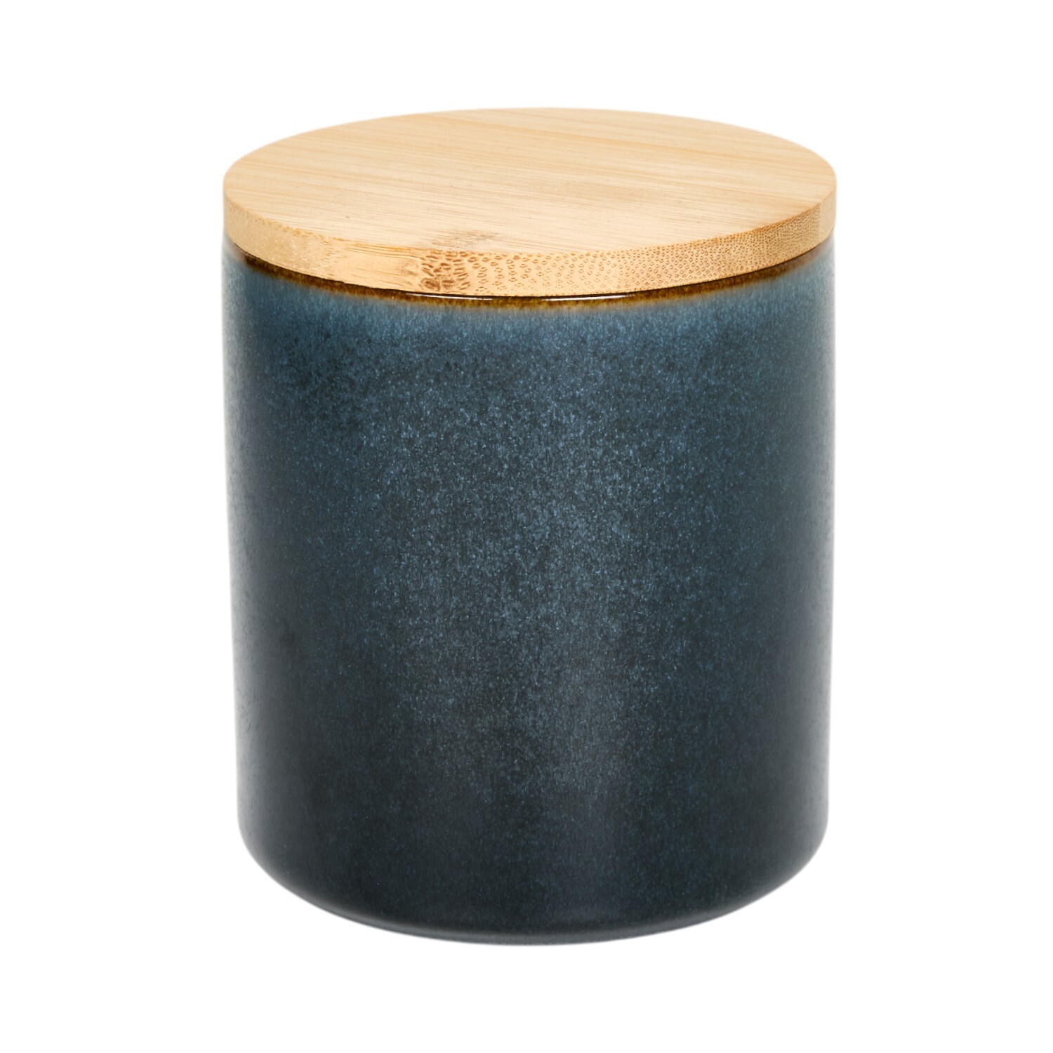 Ayano Reactive Glaze CanisterNavy Image 1