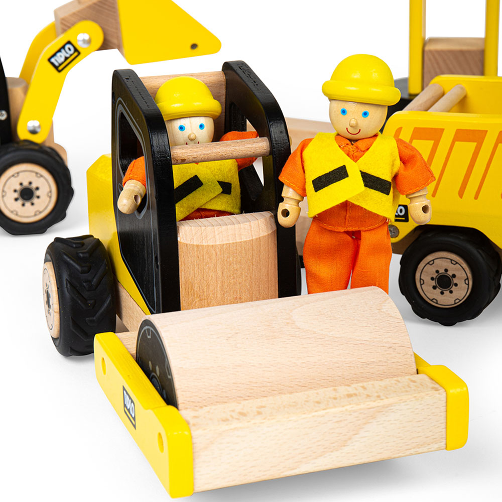 Bigjigs Toys Tidlo Wooden Construction Toy Bundle Image 3