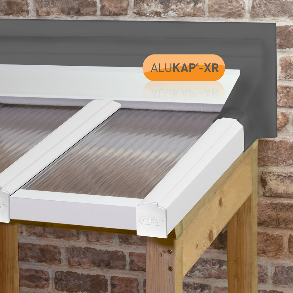 Alukap-XR White Top Wall Flashing 2m Image 3