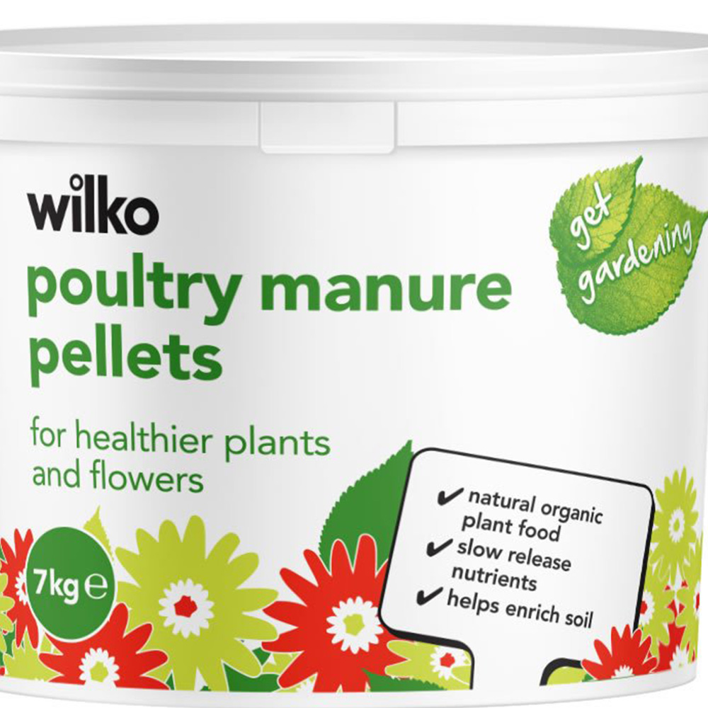Wilko Poultry Manure Pellets Fertiliser 7kg Image 2