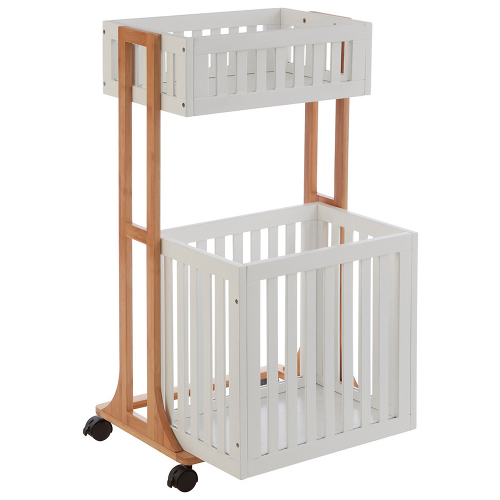 Premier Housewares Nostra 2 Tier Storage Trolley Image 4