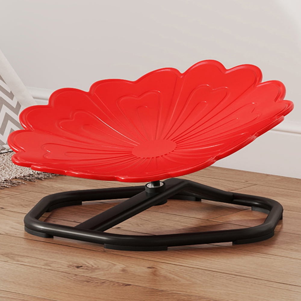 Tommy Toys Red Kids Flower Shaped Swivel Sensory Spinning Chair Image 1