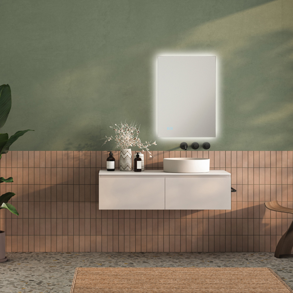 Sorrelis Hadrian Tunable Backlit LED Mirror 70 x 50cm Image 3
