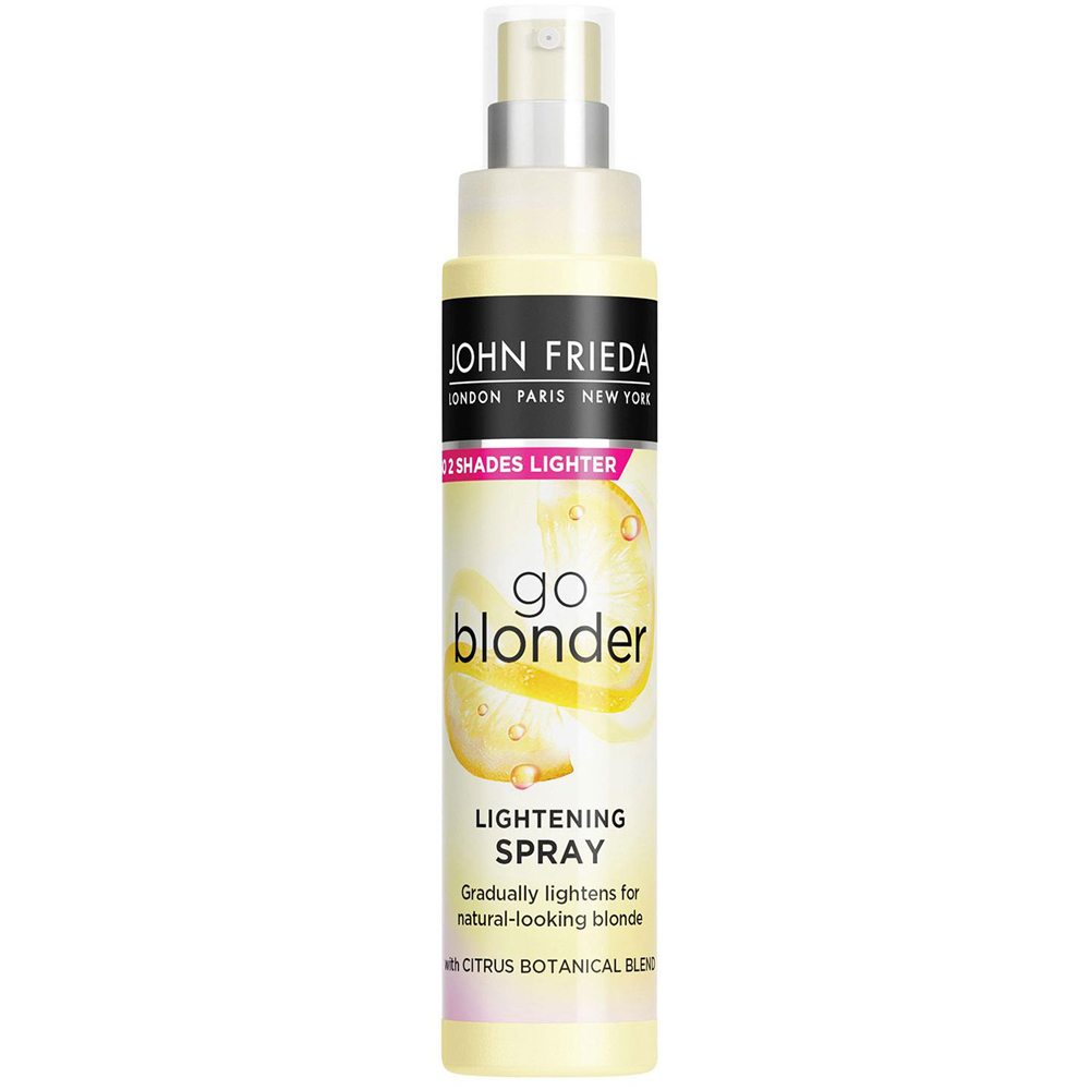 John Frieda Go Blonder Healthier-Looking Blonde Hair Lightening Spray 100ml 3 Pack Image 3