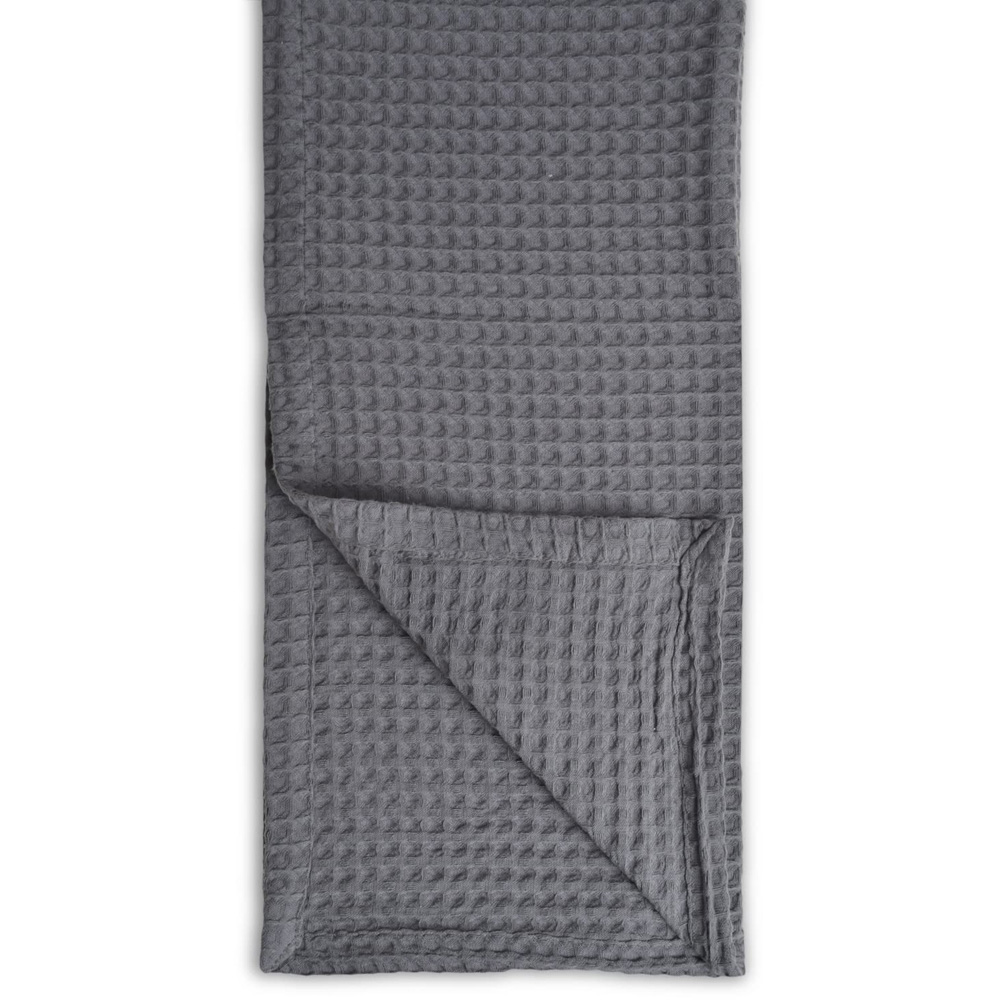 Allure Home Fashions Hotel Super King Size Waffle Graphite Throw Blanket 250 x 260cm Image 3