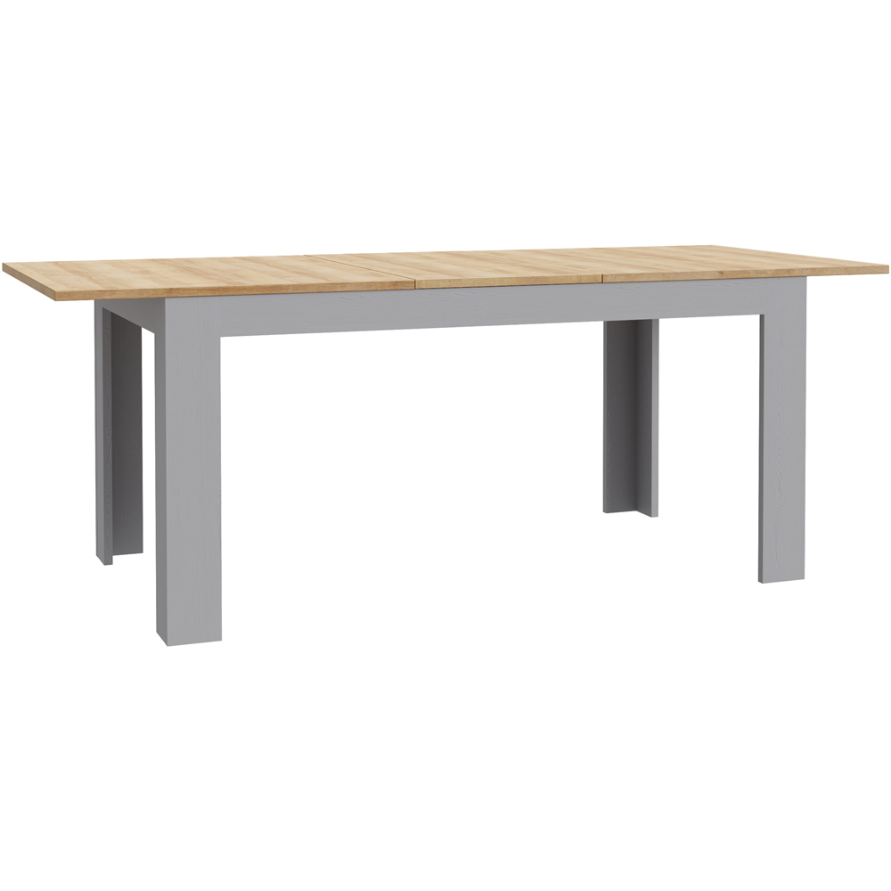 Florence Bohol 4 Seater Extending Dining Table Riviera Oak and Grey Image 4