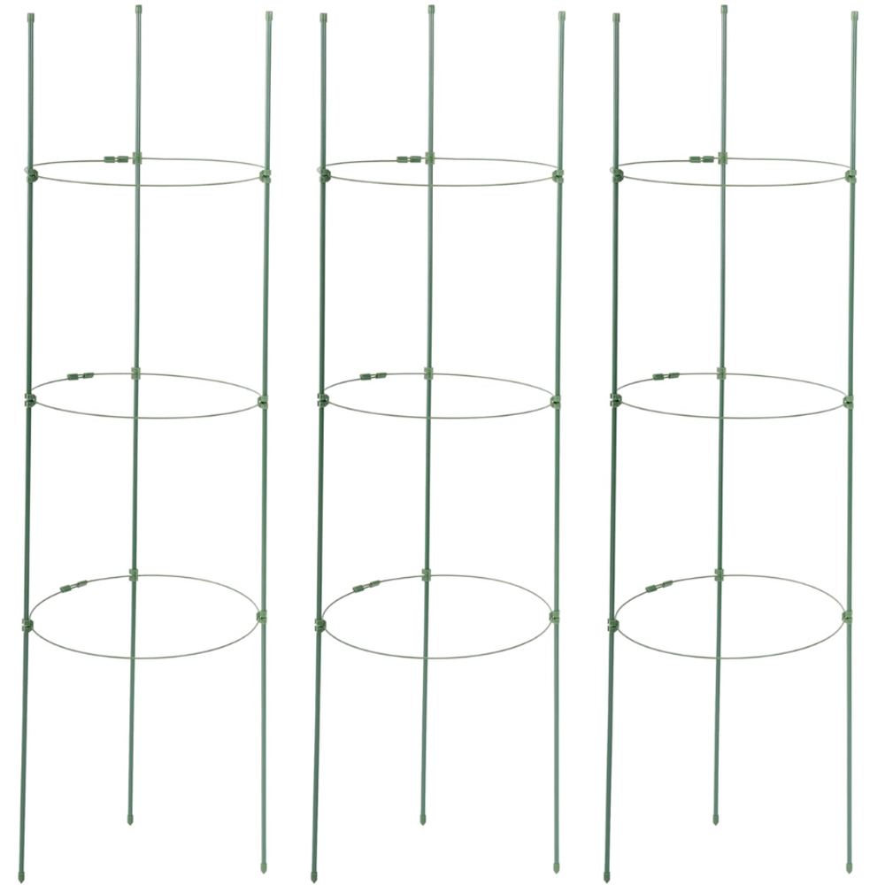 Garden Gear Circular Tomato Support Frame 3 Pack Image 1