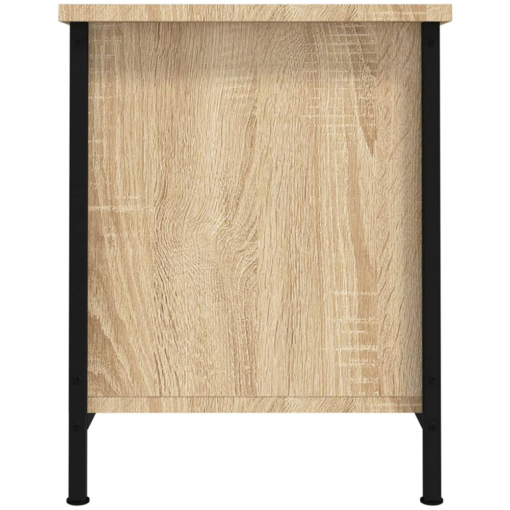 vidaXL 2 Door Sonoma Oak Industrial Style TV Cabinet Image 7