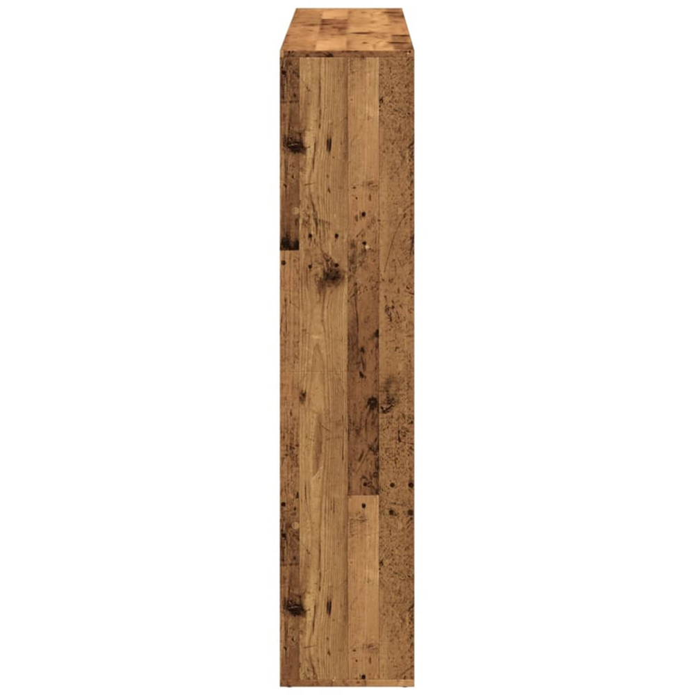 vidaXL 12 Shelf Old Wood Bookcase Image 6