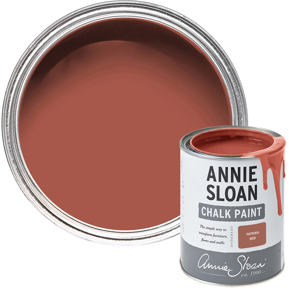 Annie Sloan Paprika Red Matt Chalk Paint 1L Image 1
