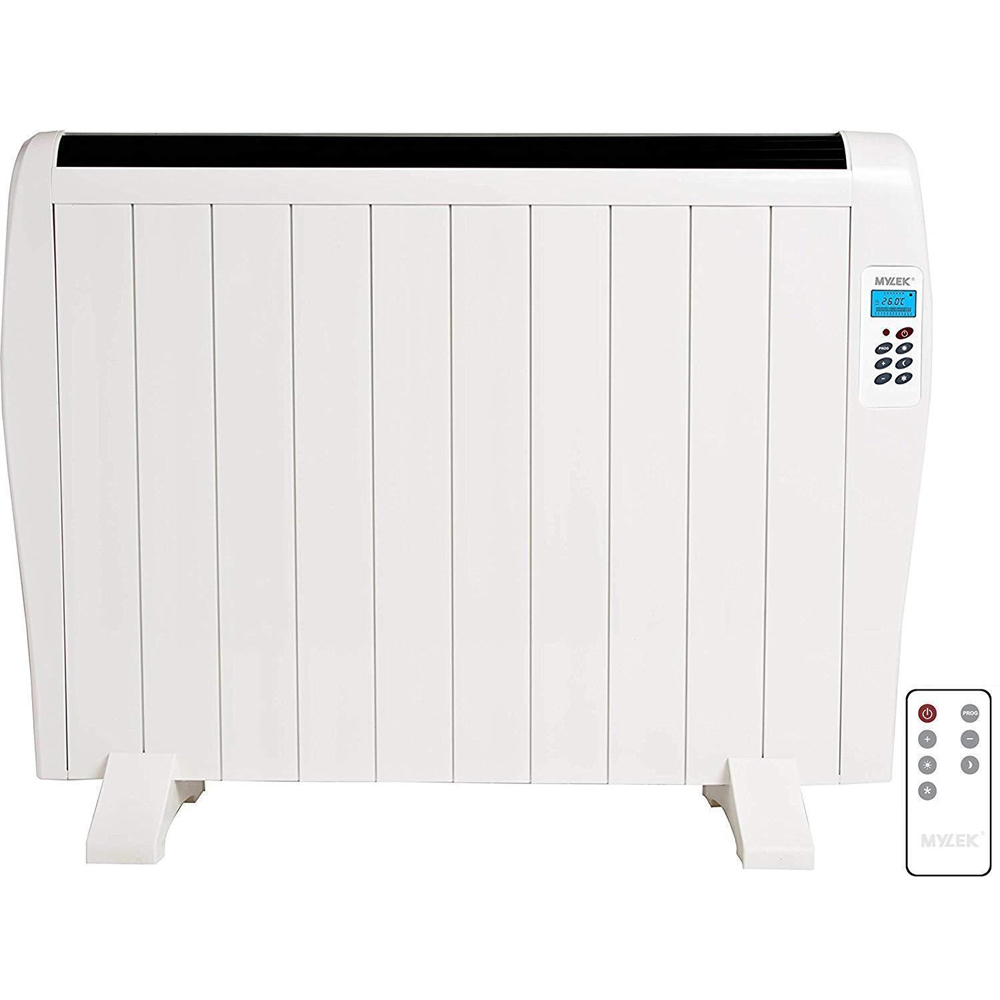 Mylek Premium Aluminium Electric Heater with Timer 1500W Image 1