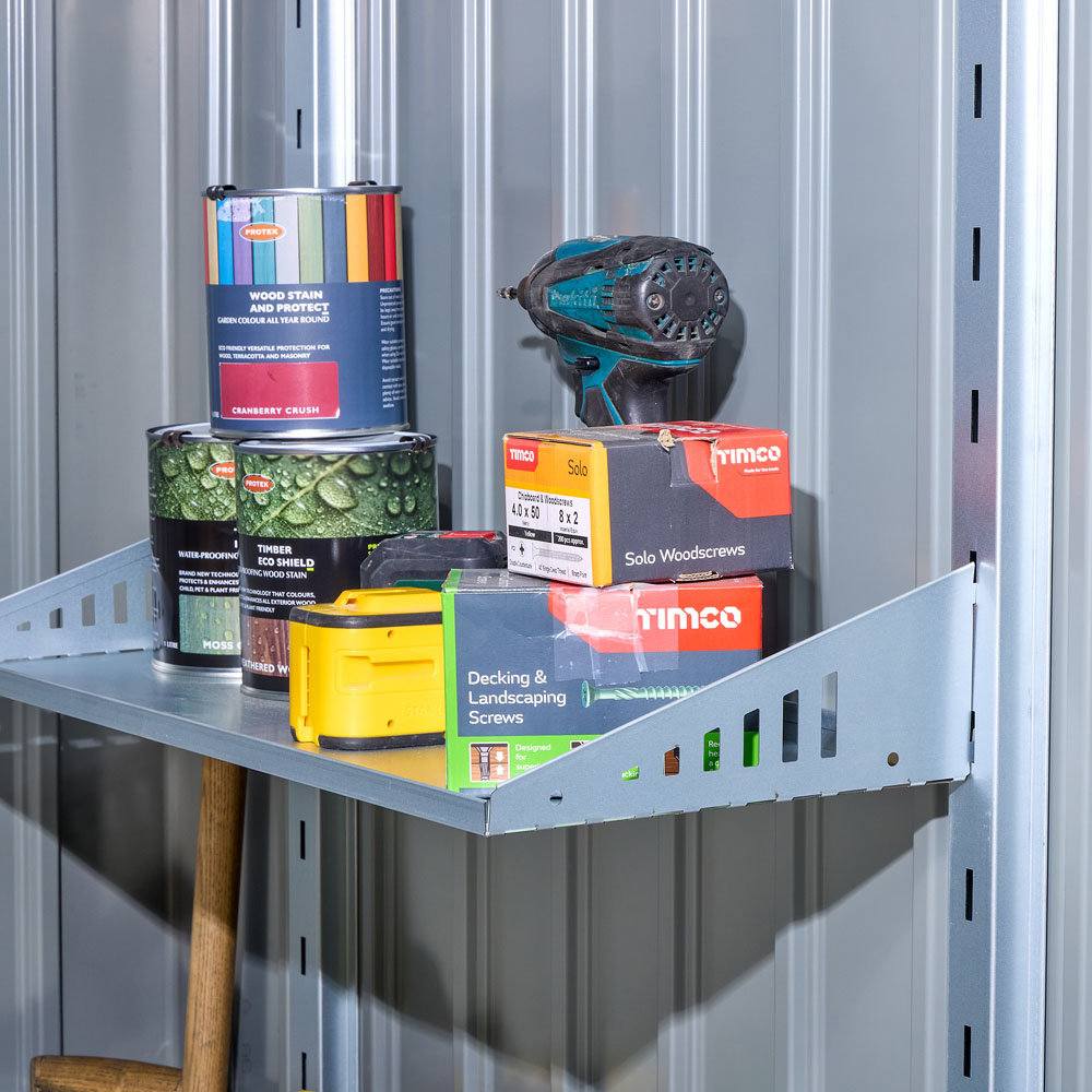 Rowlinson Brentvale Metal Shed Shelf Kit Image 3