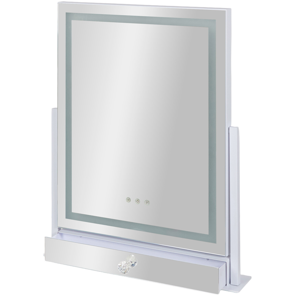 Hollywood LED Strip Mirror with Drawer Image 7