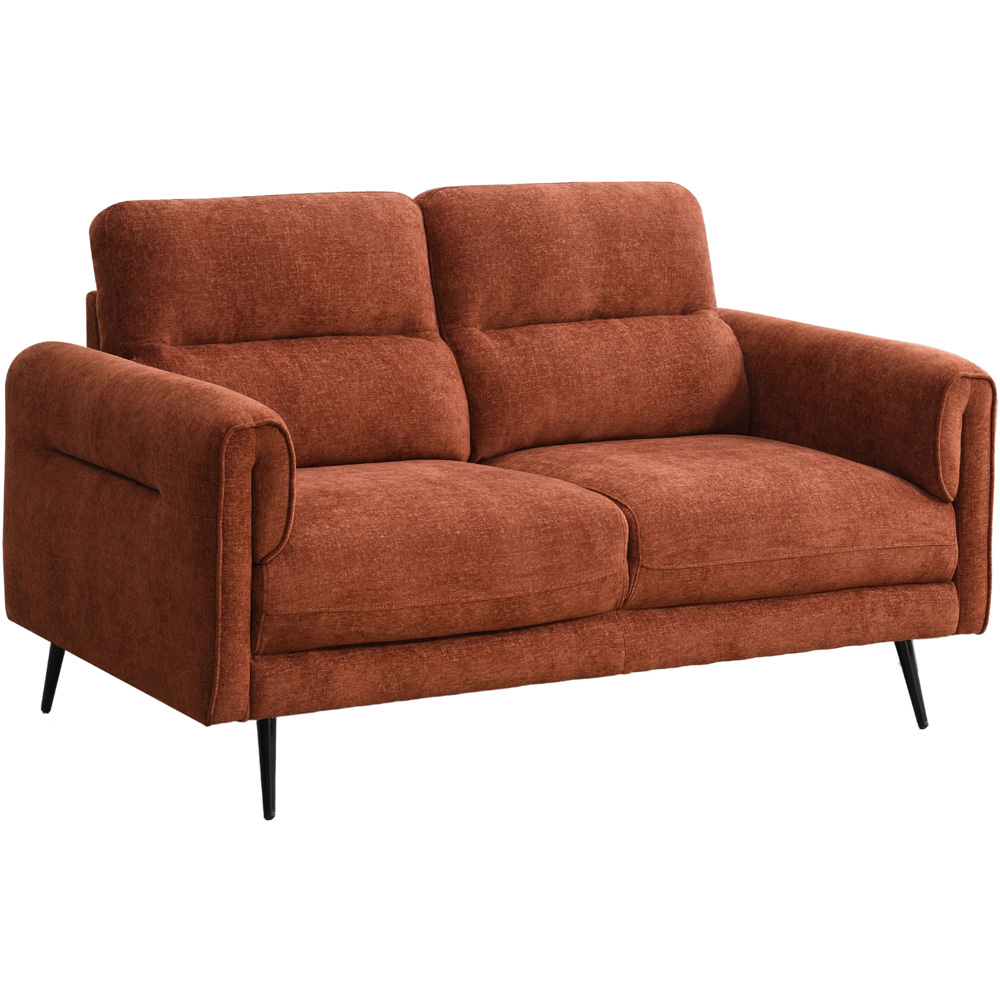 Harlem 2 Seater Rust Sofa Image 2