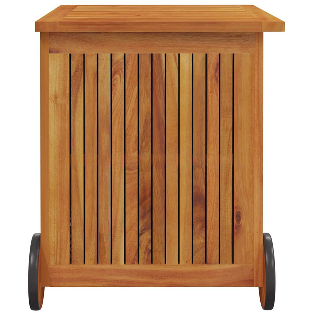 vidaXL 58 x 60 x 50cm Brown Acacia Wood Garden Storage Box Image 4