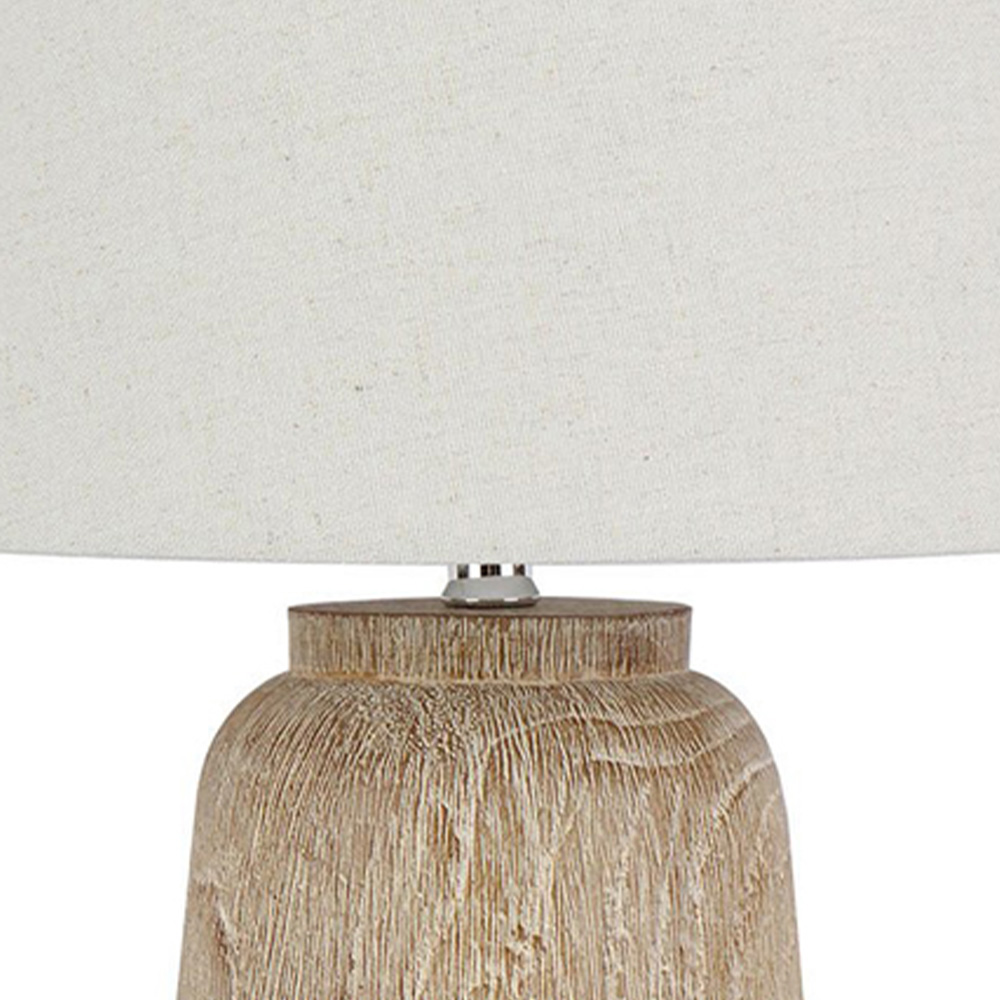 Lindon Table Lamp - Neutral and White Image 4