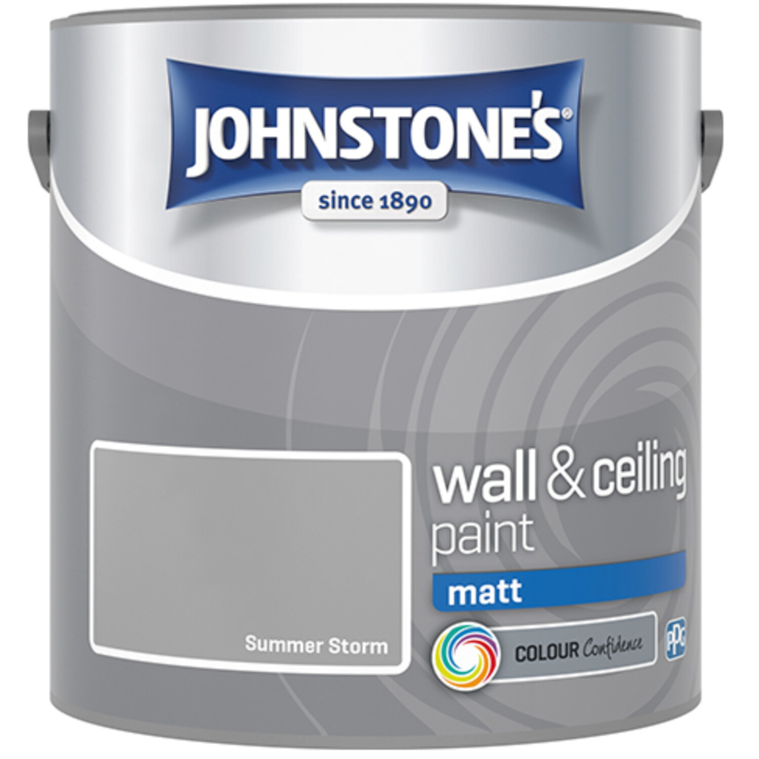 Johnstones Matt Emulsion Paint - Summer Storm / 2.5l Image 2