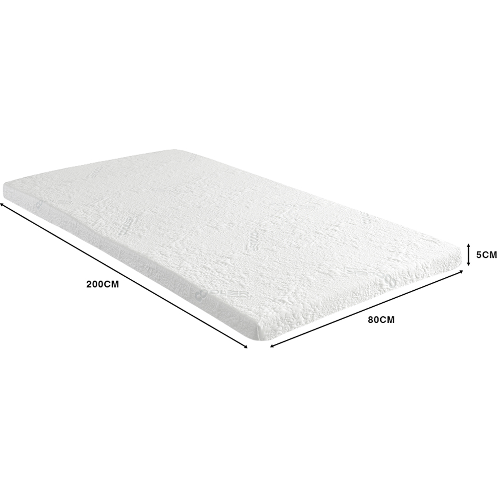 Starlight Beds European Small Single Graphite Infused Cooling Mattress Topper 2 inch Image 5