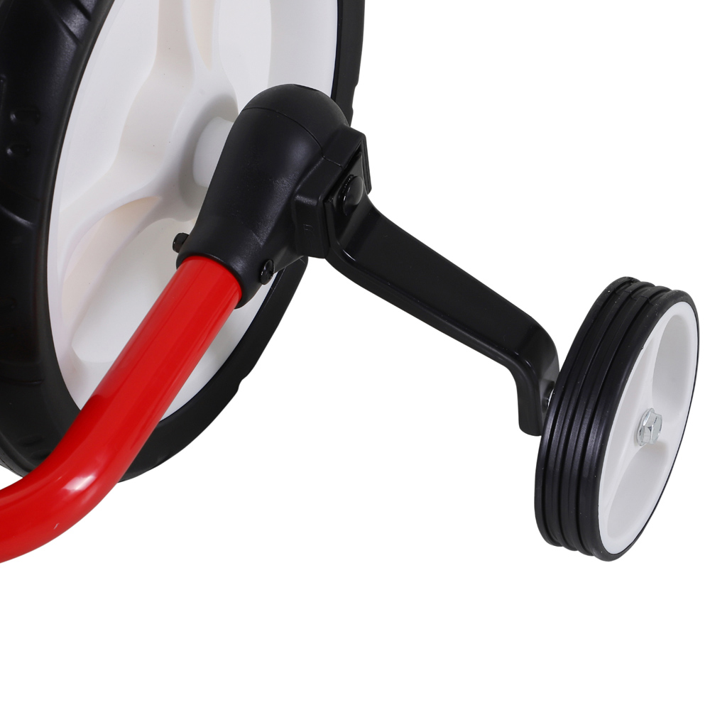 Tommy Toys Red Toddler Balance Training Bike with Stabilizers Wilko