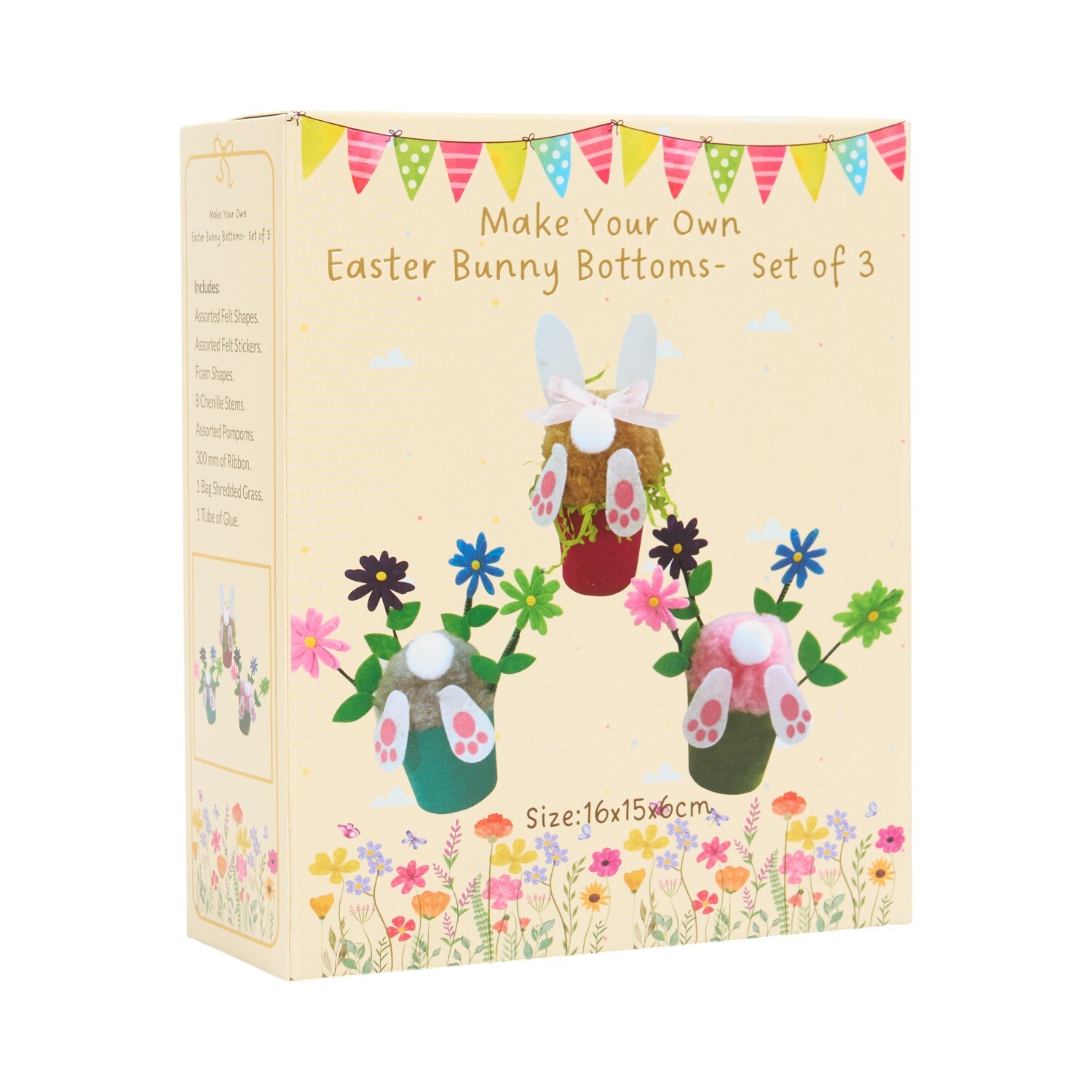 Set of 3 Make Your Own Easter Bunny Bottoms Image 3
