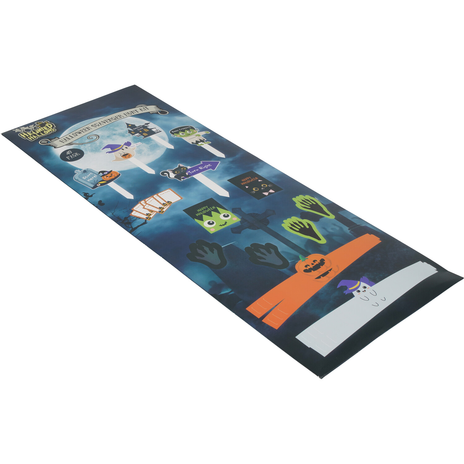 Halloween Scavenger Hunt Kit Orange and Green Image 3