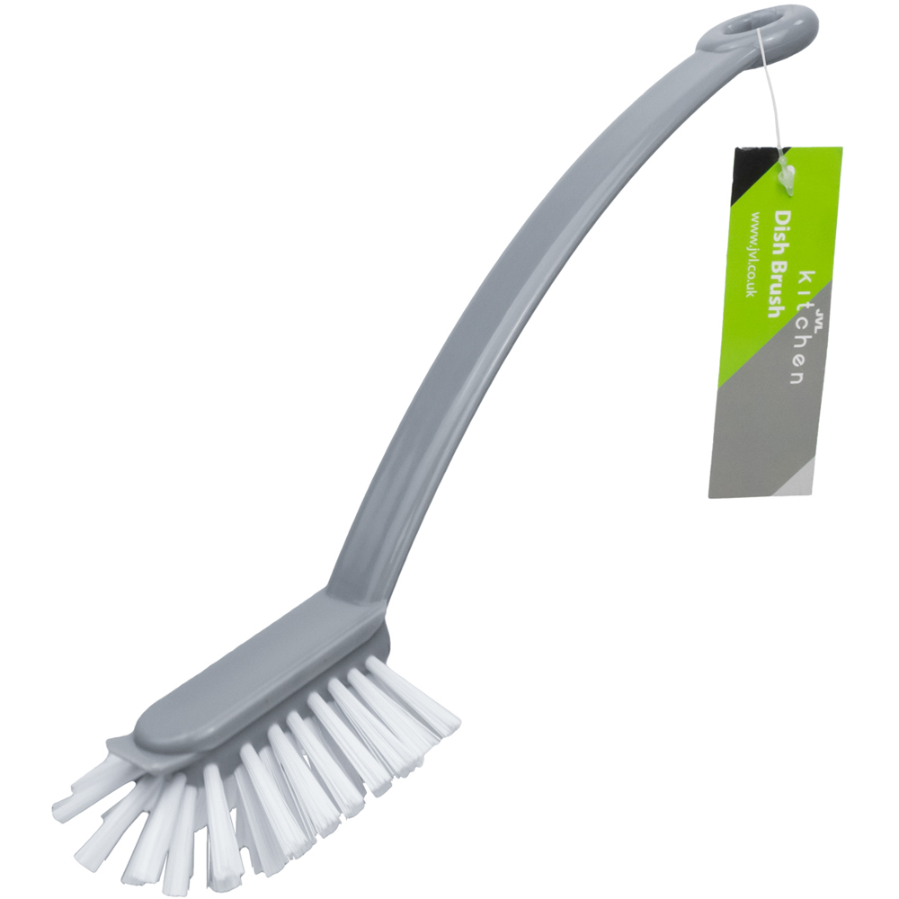 JVL Kitchen Grey Dish Brush 20 Pack Image 5