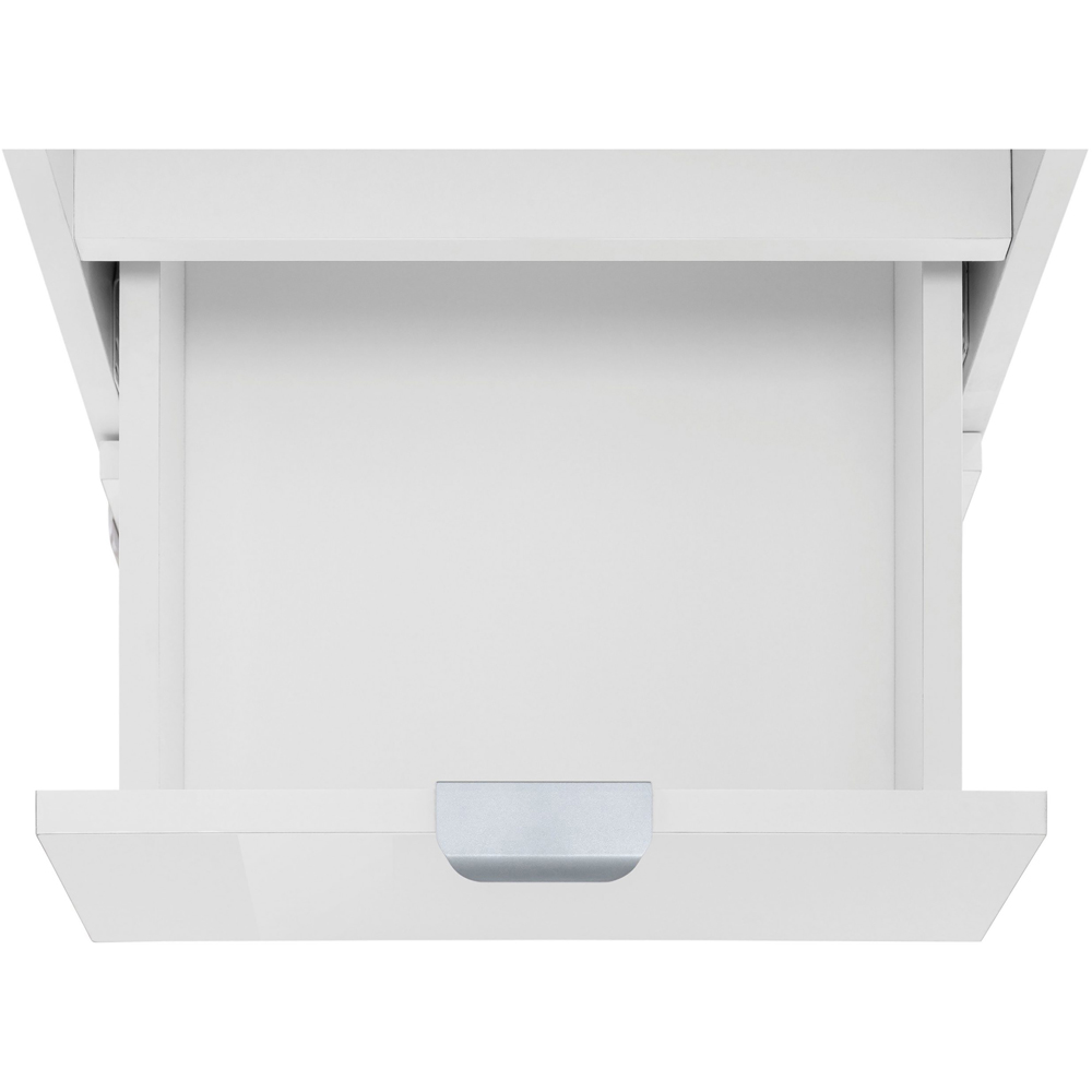 Loft24 Altas Single Door Single Drawer White Midi Cabinet Image 5