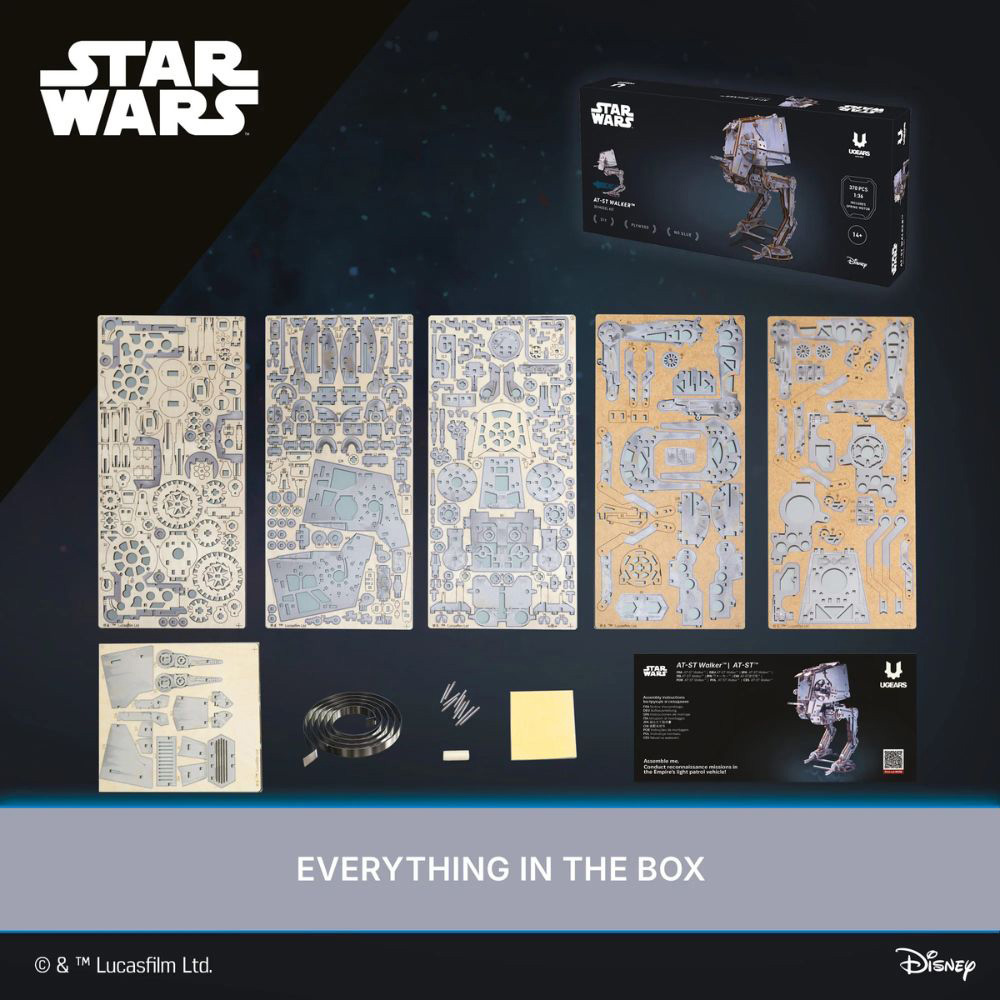 Ugears Star Wars AT-ST Walker Mechanical Model Image 7