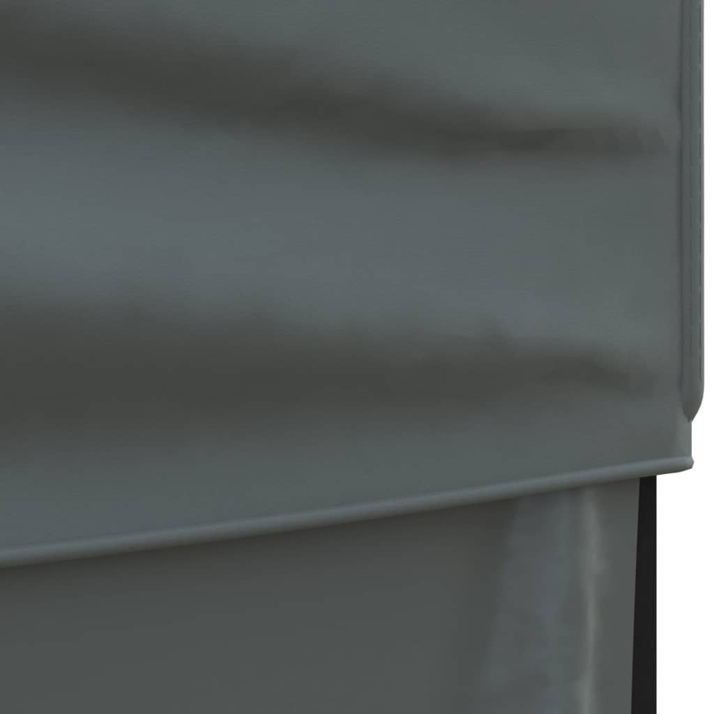 vidaXL 2 x 2m Anthracite Foldable Party Tent with Sidewalls Image 6