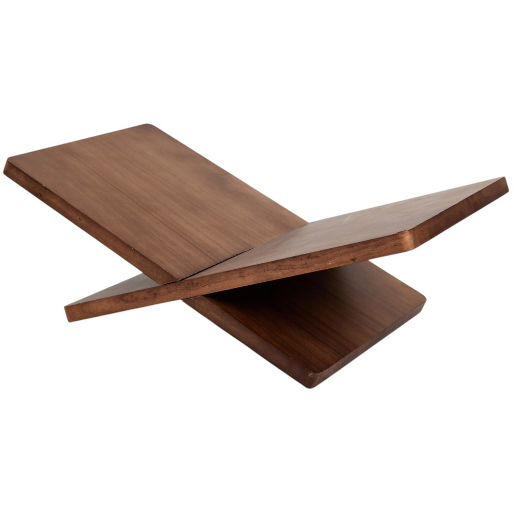 Wooden Effect Magazine Rack Walnut Image 5