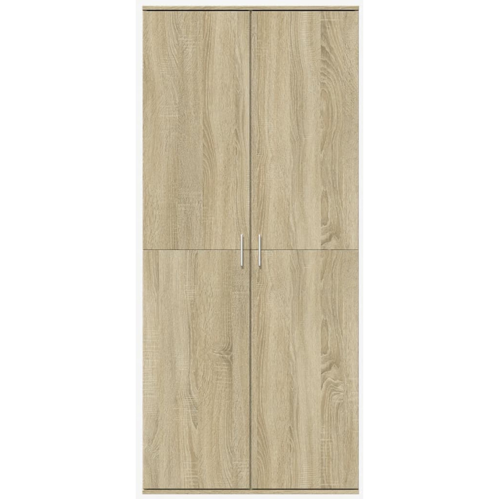 vidaXL 4 Door Sonoma Oak Wooden Highboard Image 3