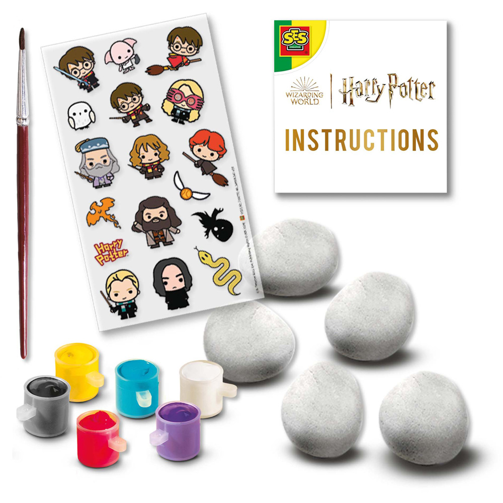 SES Creative Harry Potter Rub-On Rock Painting Set Image 2