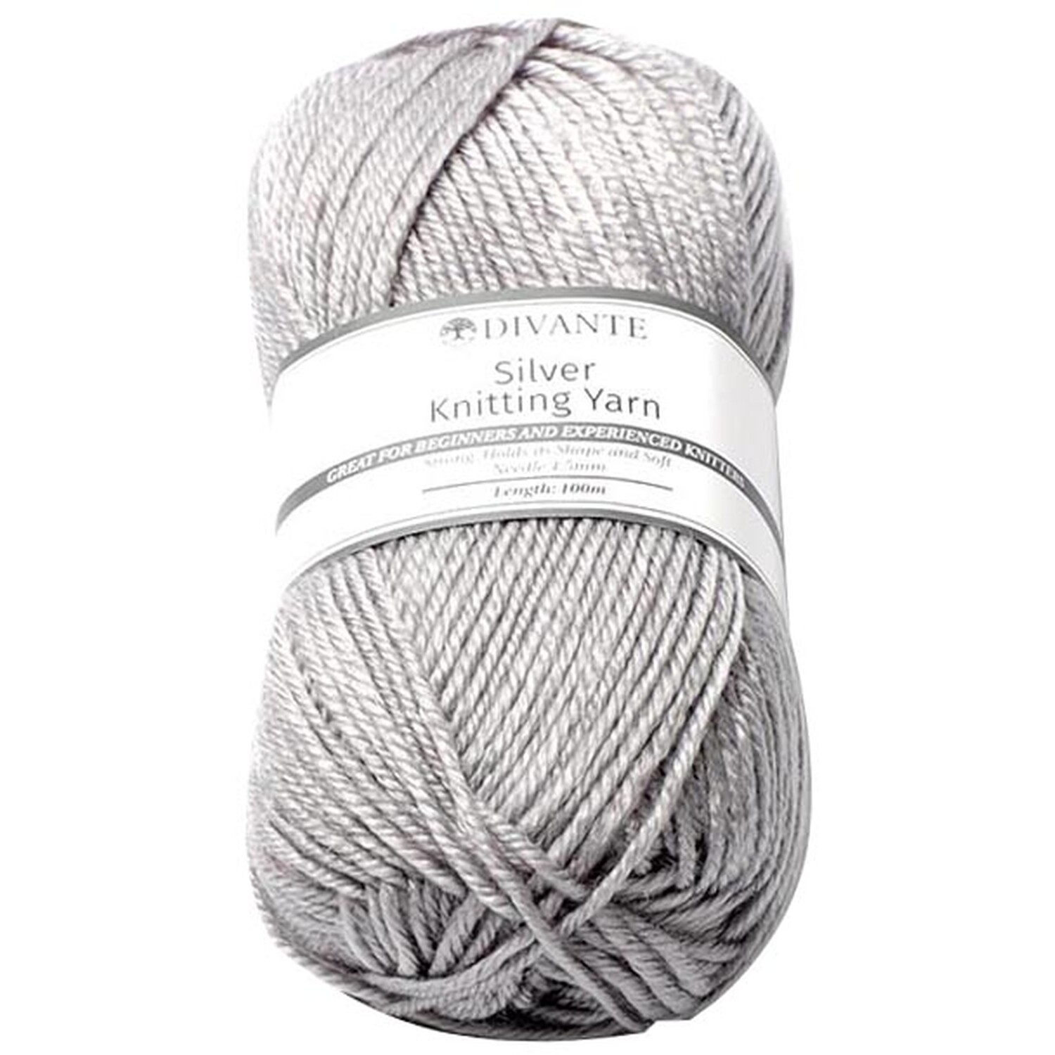 Divante Silver Knitting Yarn 50g Image