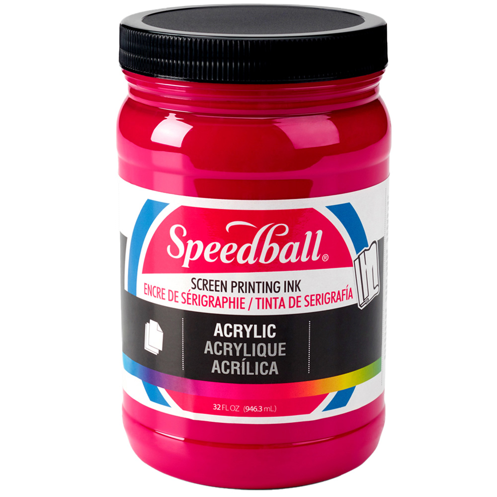 Speedball Process Magenta Acrylic Screen Printing Ink 946.3ml Image