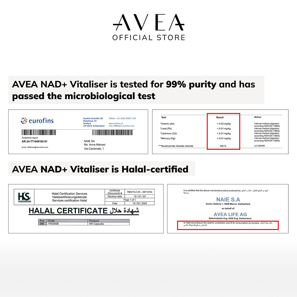 Avea NAD+ Vitaliser Supplement 30 Pack Image 8