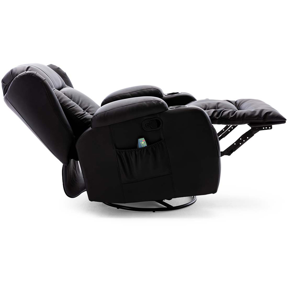 Furniture Online Caesar Black Bonded Leather Recliner Chair Image 6