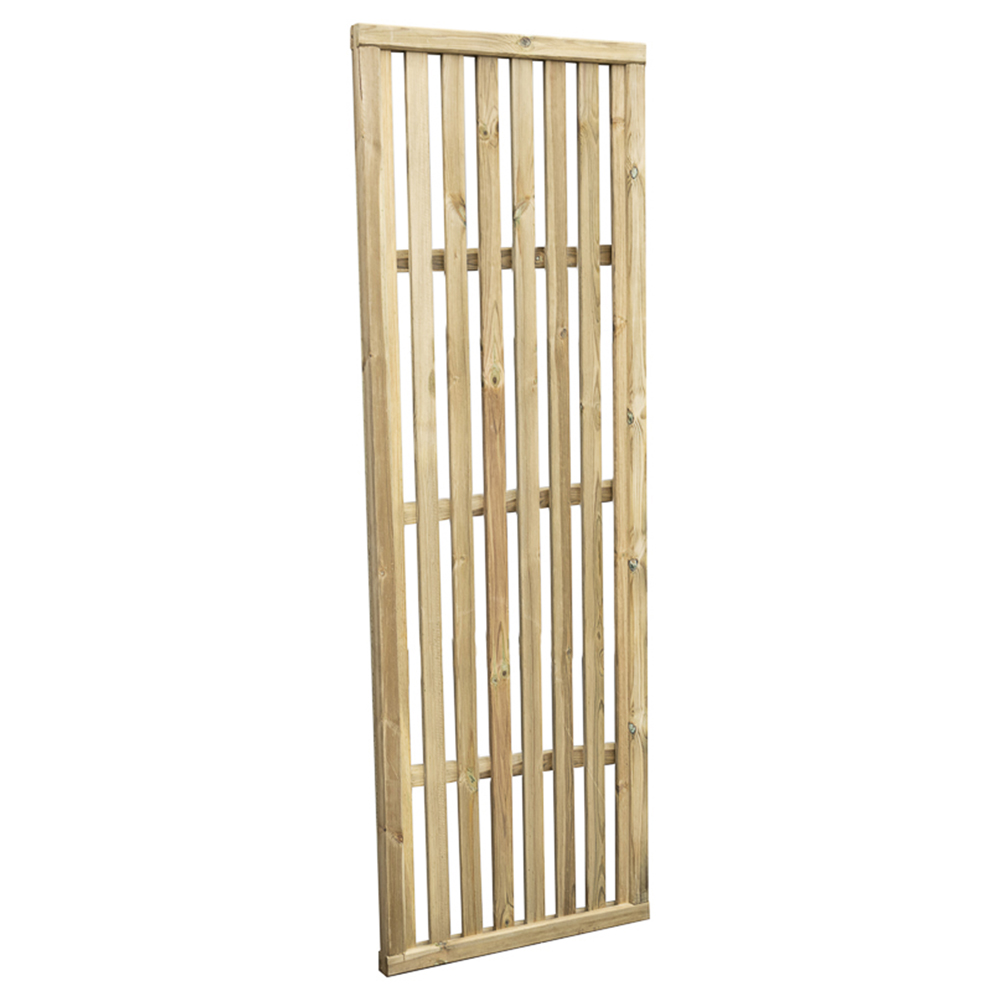 Forest Garden Vertical Slatted Garden Screen 1.8 x 0.6m Image 3