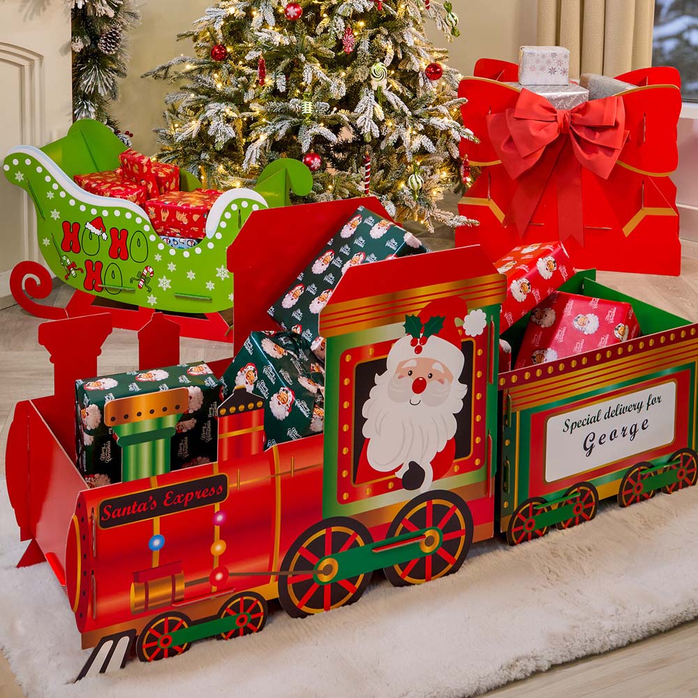 Personalise Your Own Present Train Hamper Kit Image 2